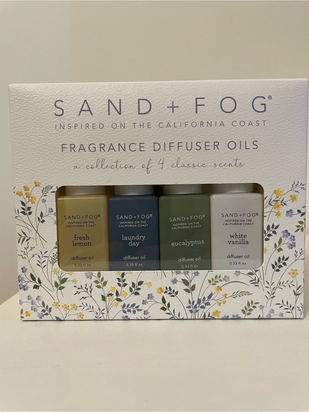 NWT SAND + FOG Fragrance Diffuser Oils - Collection of 4 Classic Scents